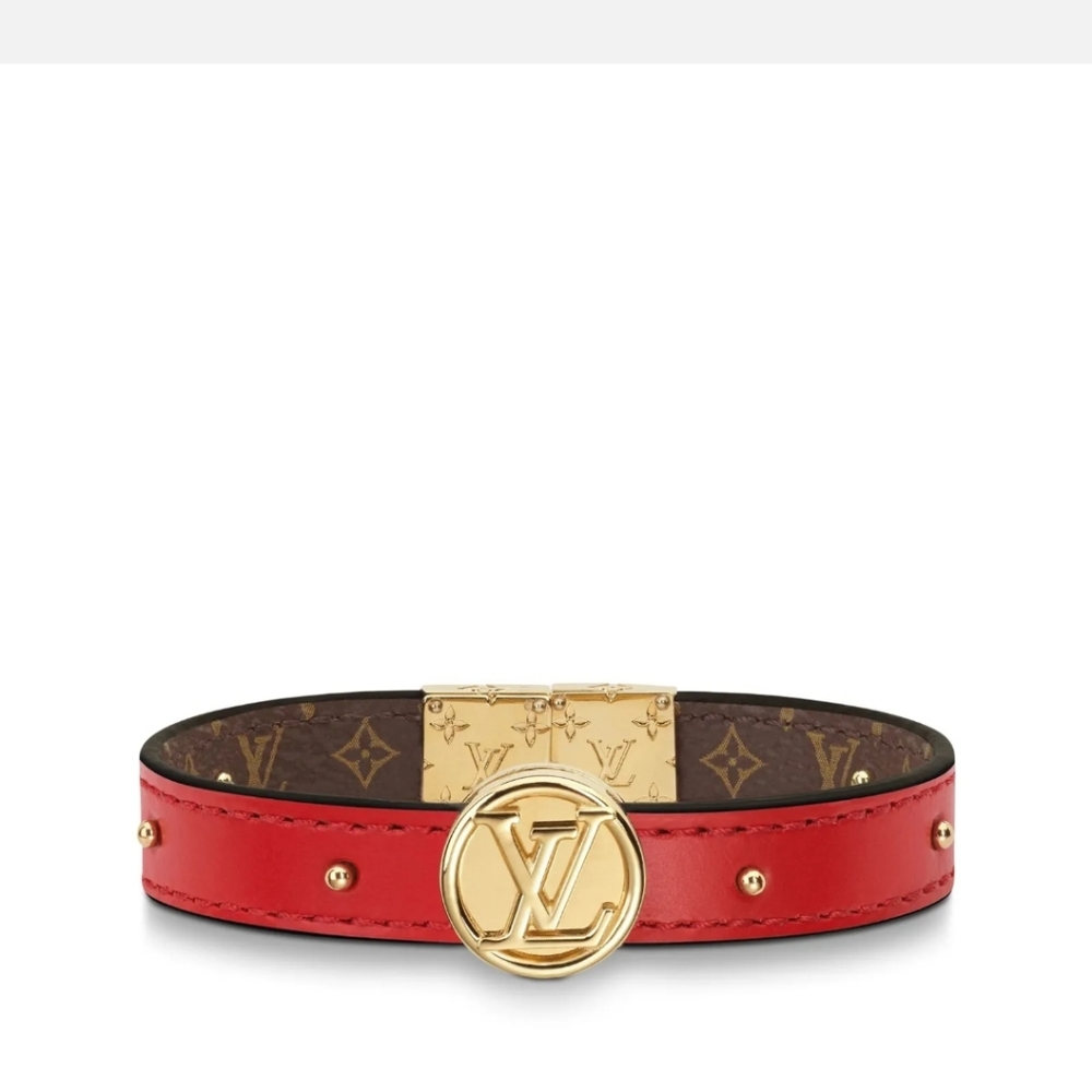 - REVERSIBLE LOUIS VUITTON BRACELET CLASSIC LV PATTERN ❤🤎❤🤎❤🤎❤ - Picture 3 of 3
